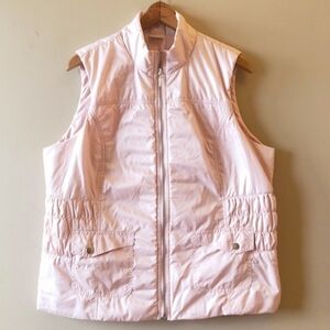 Chico’s Zenergy Puffer Vest Light Pink Women’s 12 Medium (Chico's 2) Layer EUC